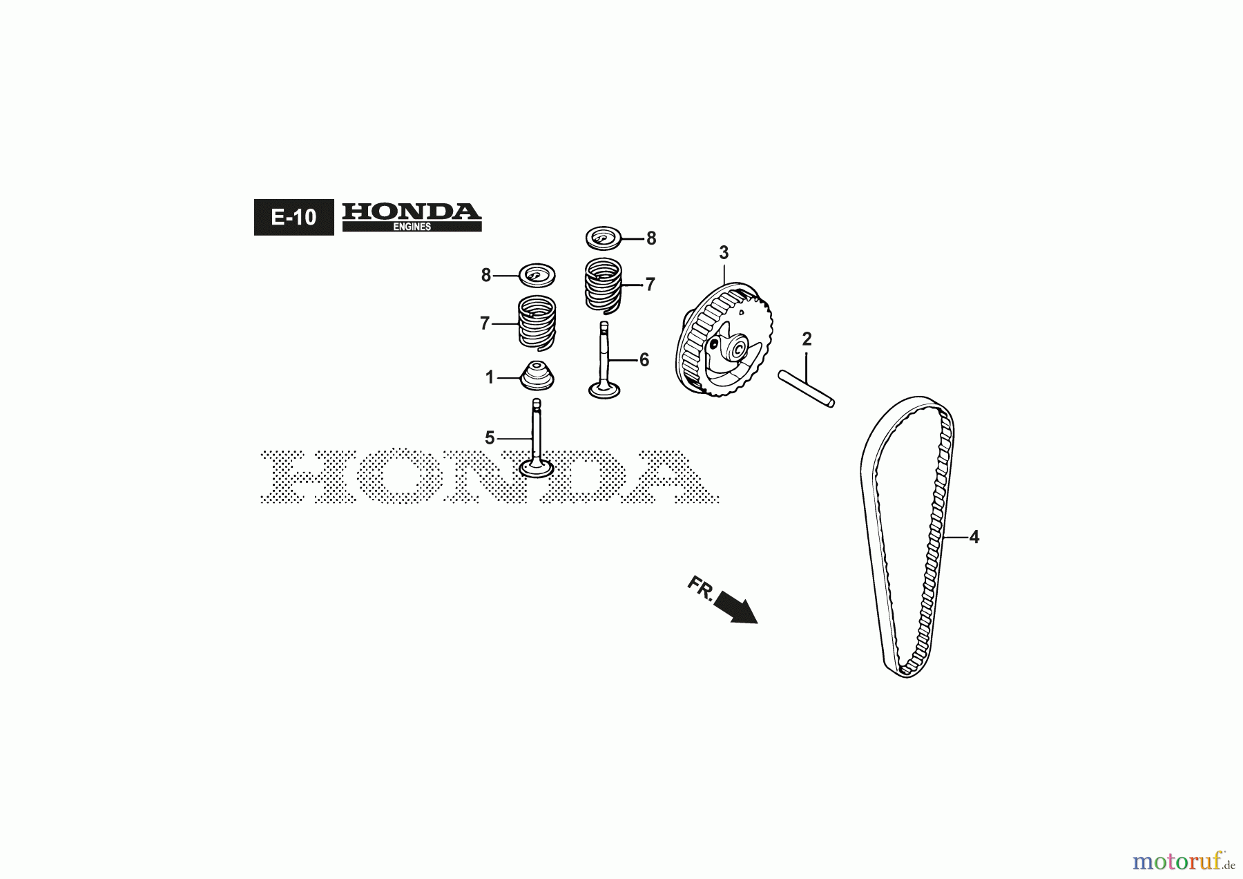 Stiga Motorsensen, Trimmer Baujahr 2024 BC 450 HD (2024) 281521003/21 mit Honda GX50 Cam Pulley - GX50