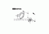 Stiga Baujahr 2024 BC 450 HD (2024) 281521003/21 mit Honda GX50 Ersatzteile Fan Cover/Clutch - GX50