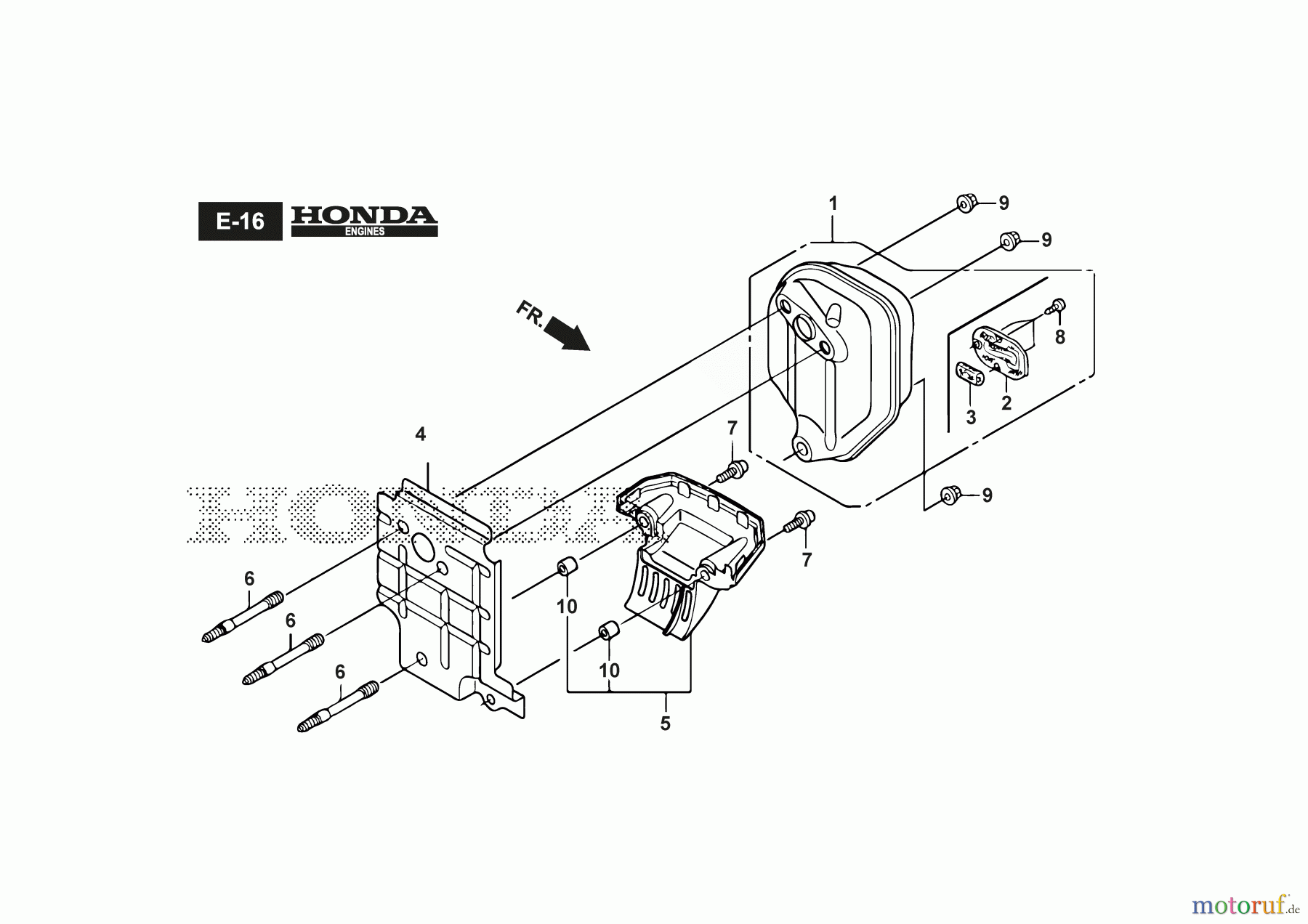 Stiga Motorsensen, Trimmer Baujahr 2024 BC 450 HD (2024) 281521003/21 mit Honda GX50 Muffler - GX50