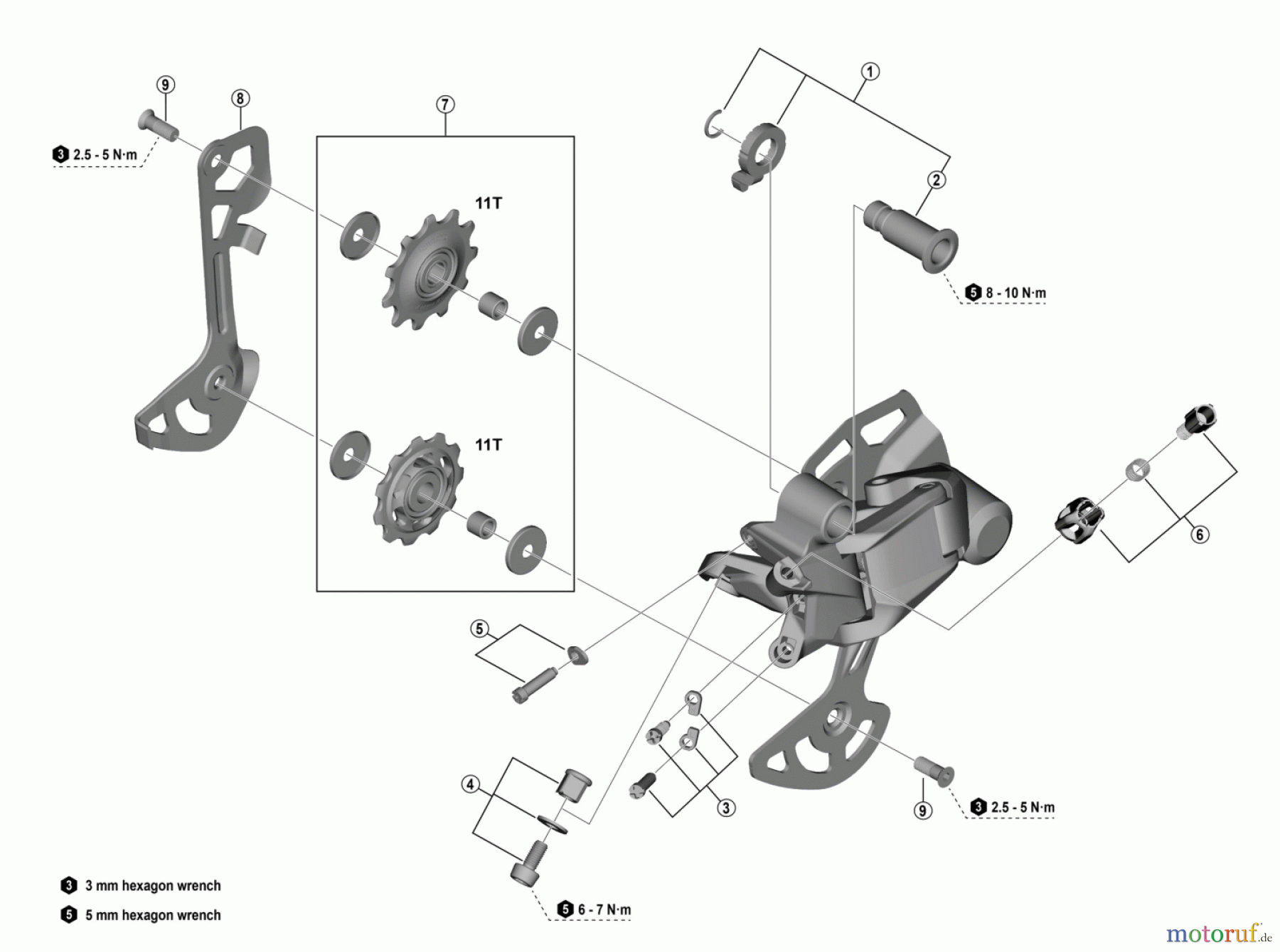 Shimano RD Rear Derailleur - Schaltwerk RD-U2000 ESSA Rear Derailleur