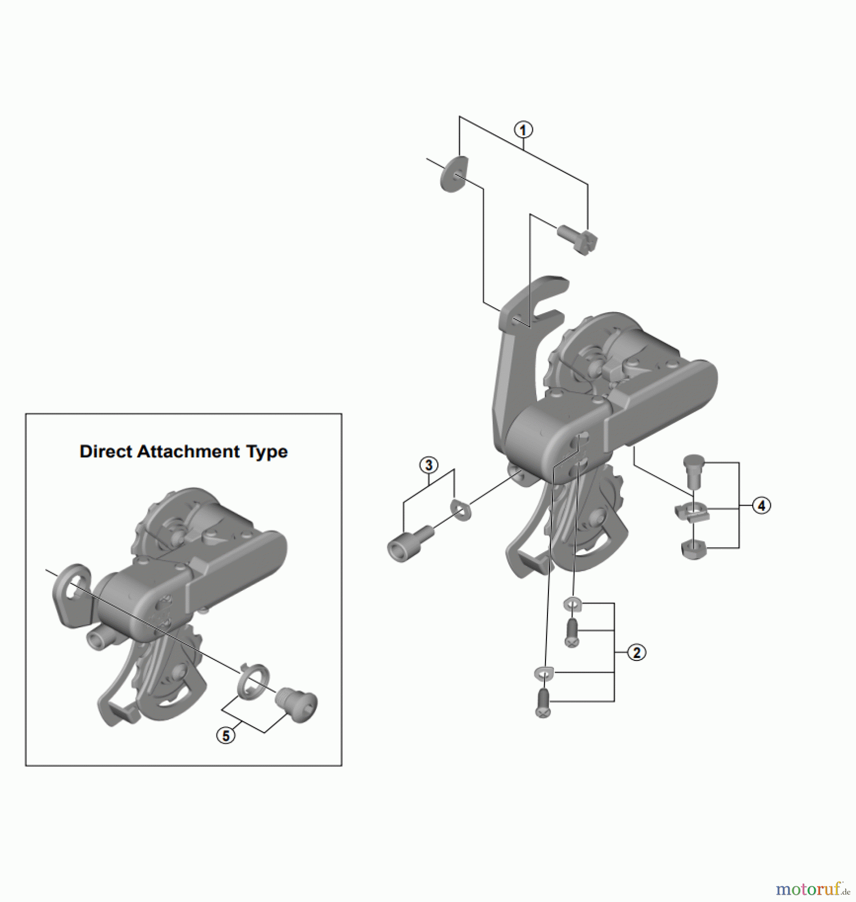 Shimano RD Rear Derailleur - Schaltwerk RD-TZ31-A TOURNEY Rear Derailleur