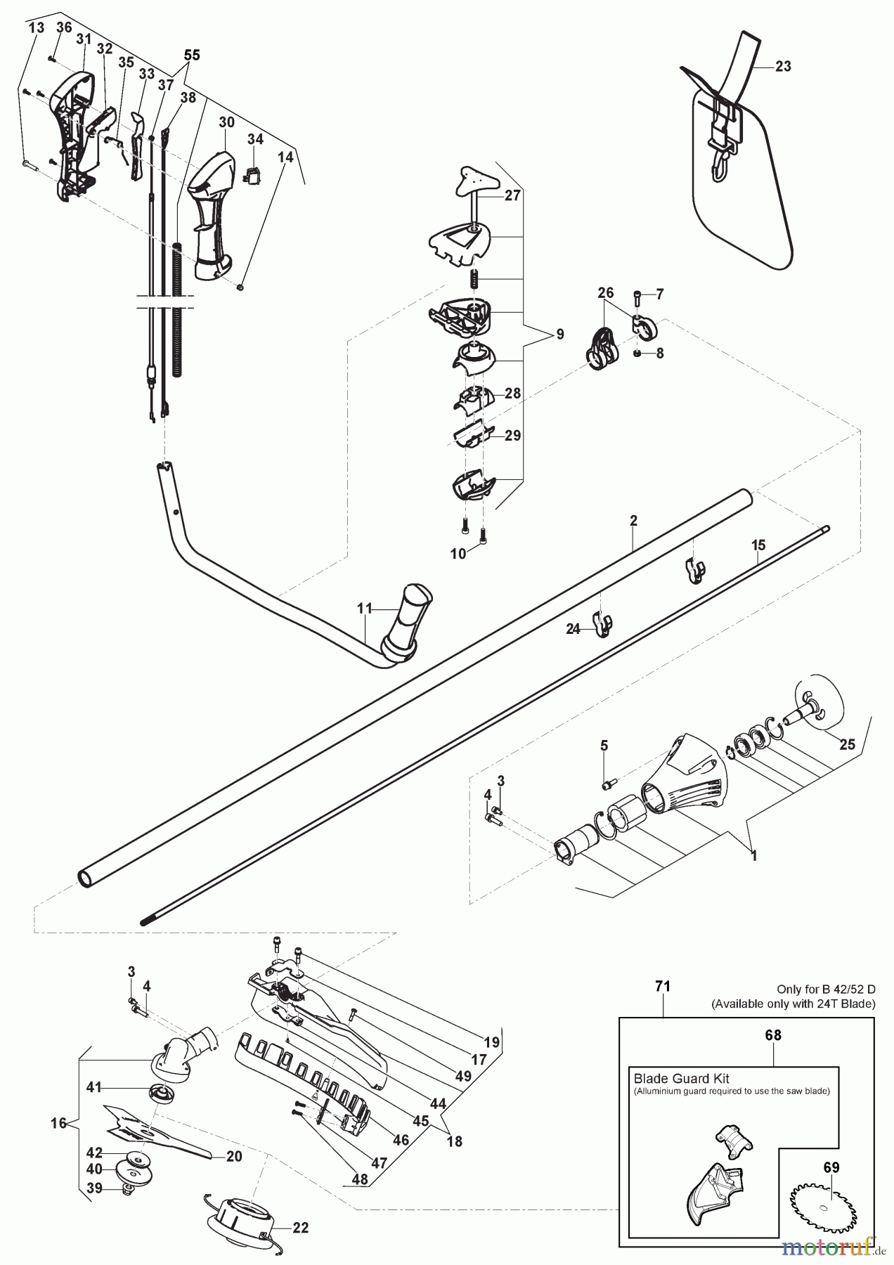 Stiga Motorsensen, Trimmer Baujahr 2016 SBC 232 D (2016) Getriebe