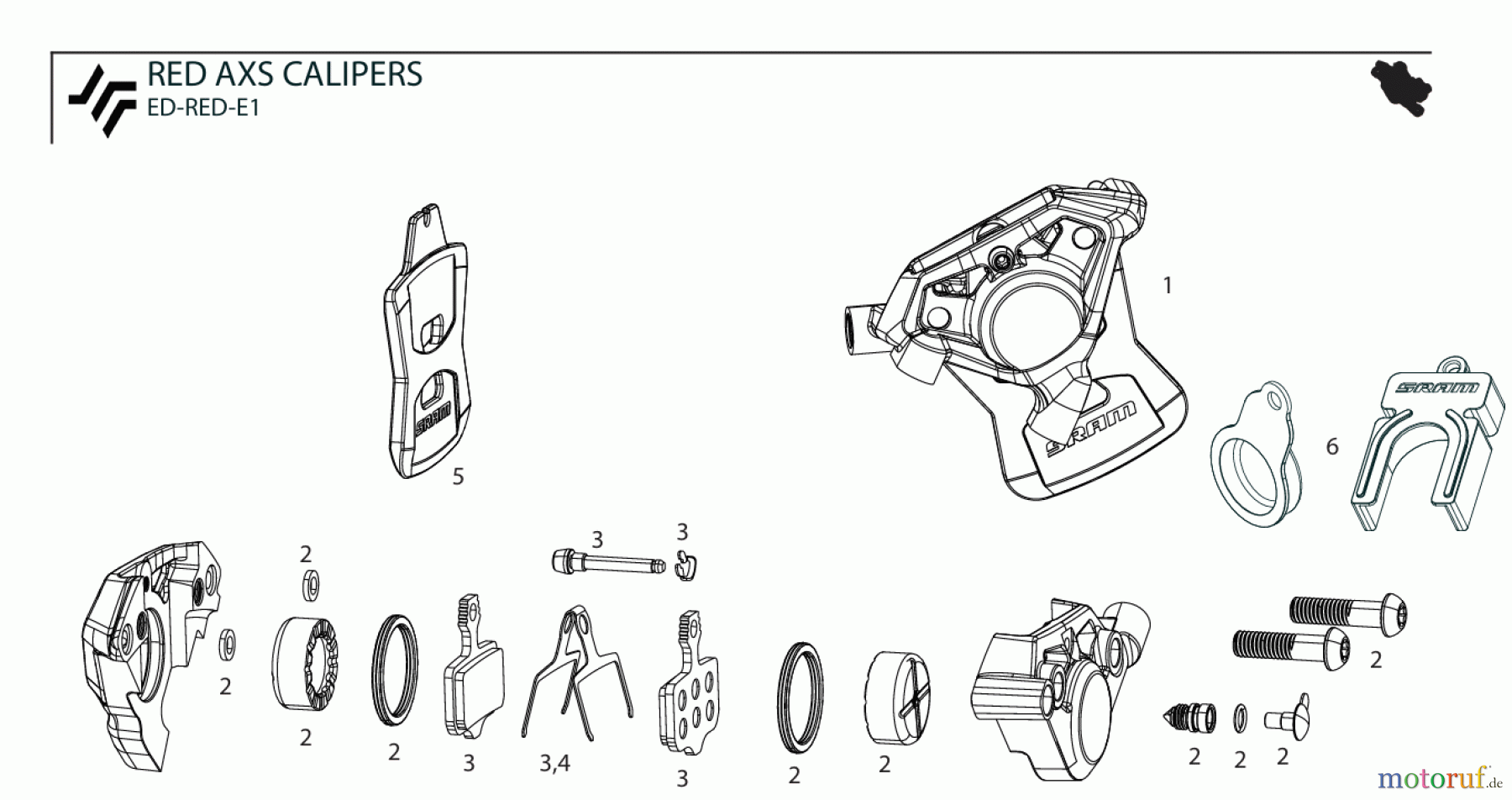 Sram Sram RED AXS CALIPERS