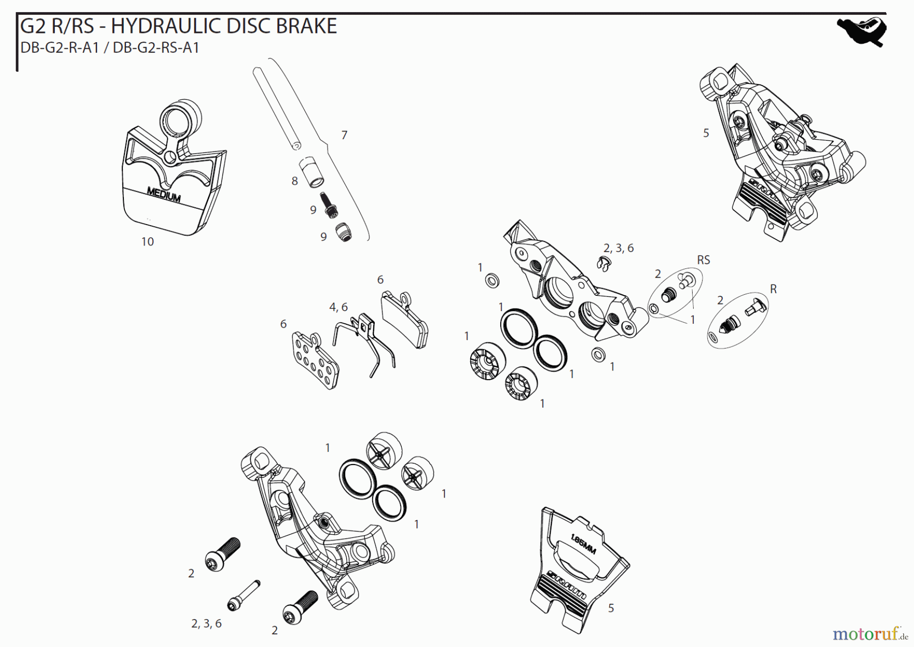  Sram Sram G2 R/RS - HYDRAULIC DISC BRAKE