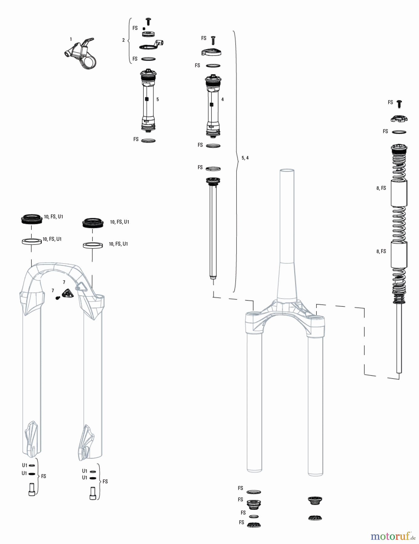  Sram RockShox JUDY TK B1 (2021+)