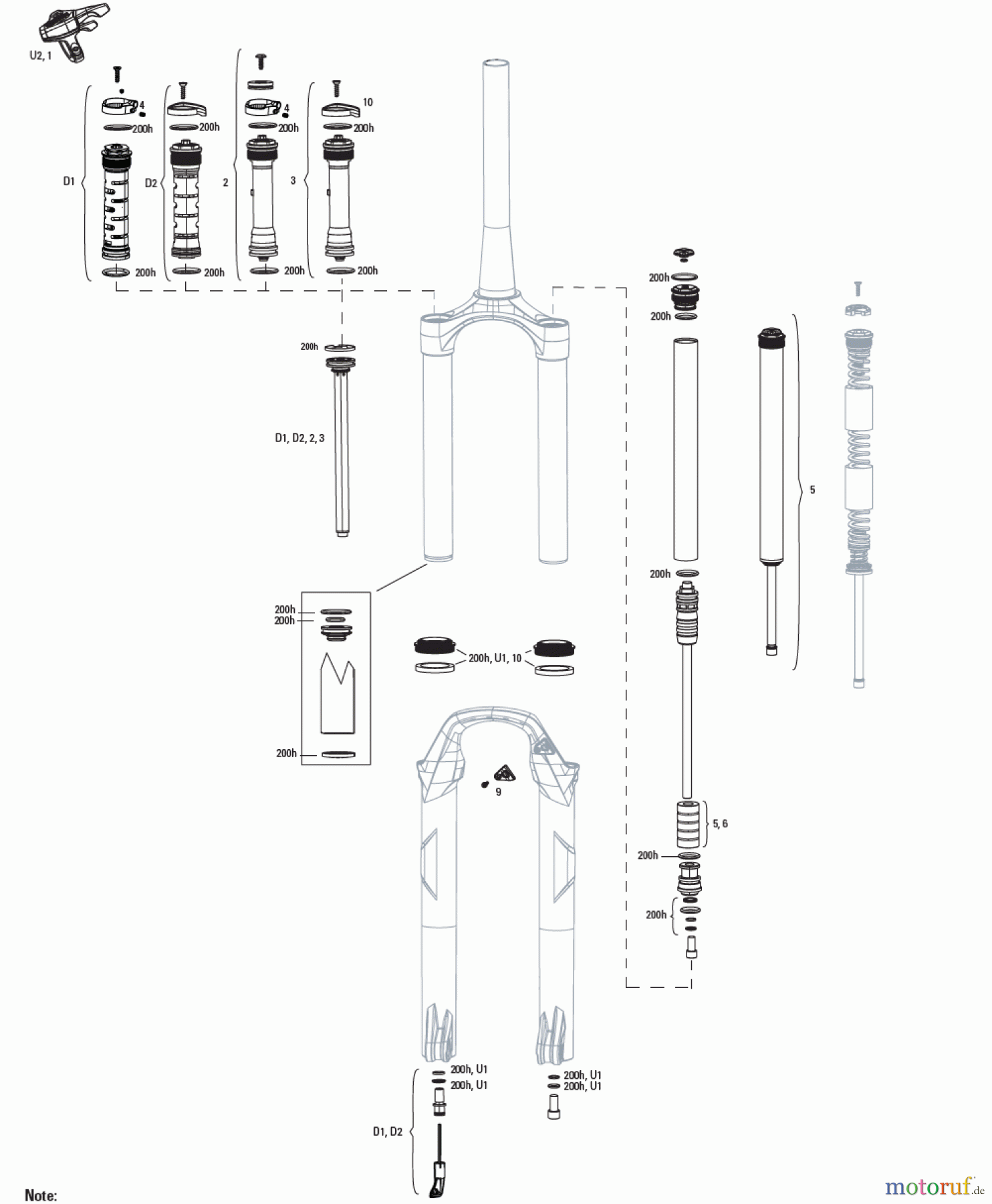 Sram RockShox RECON TK B1/ RL B1 (2020)