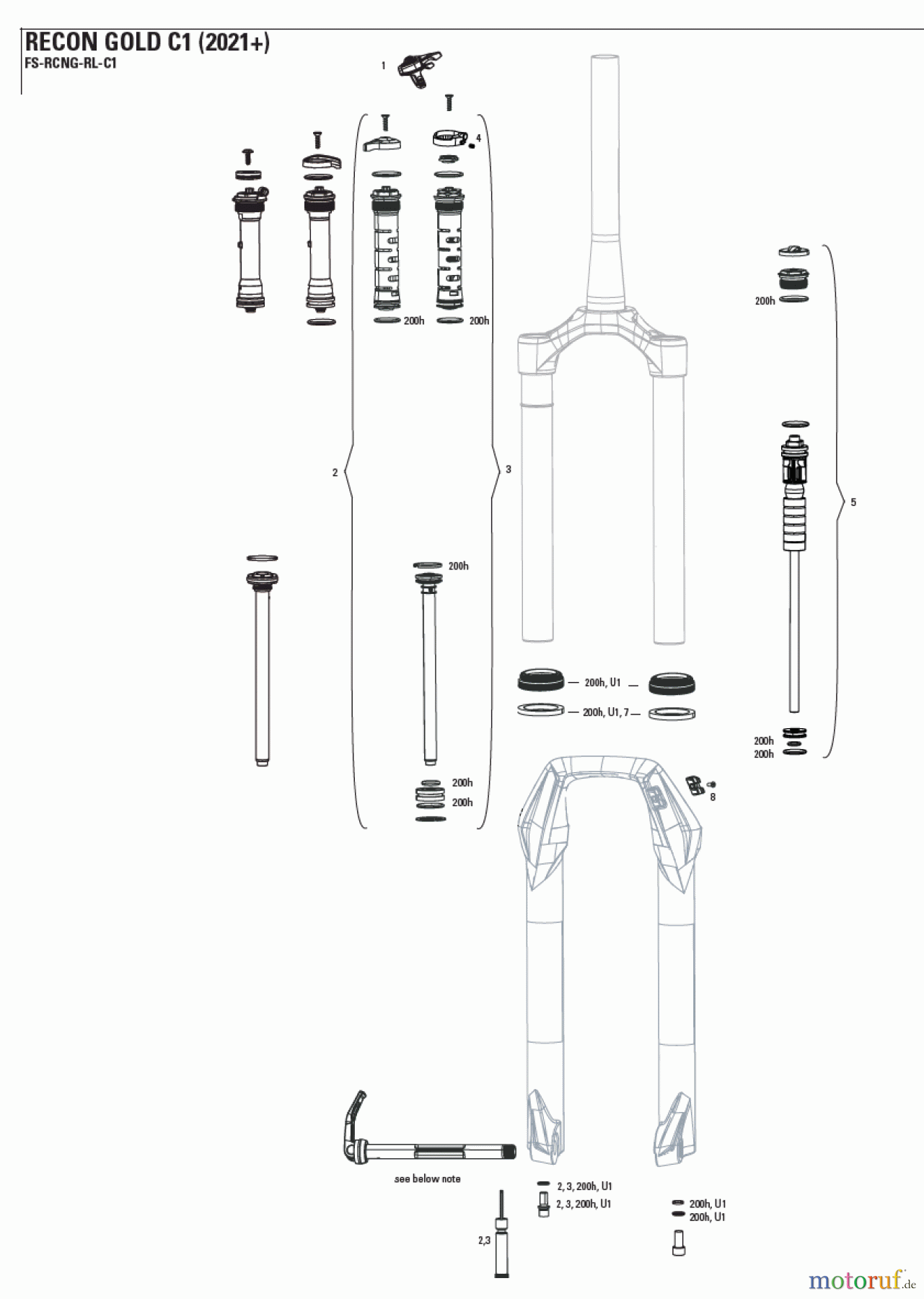 Sram RockShox RECON GOLD C1 (2021+)