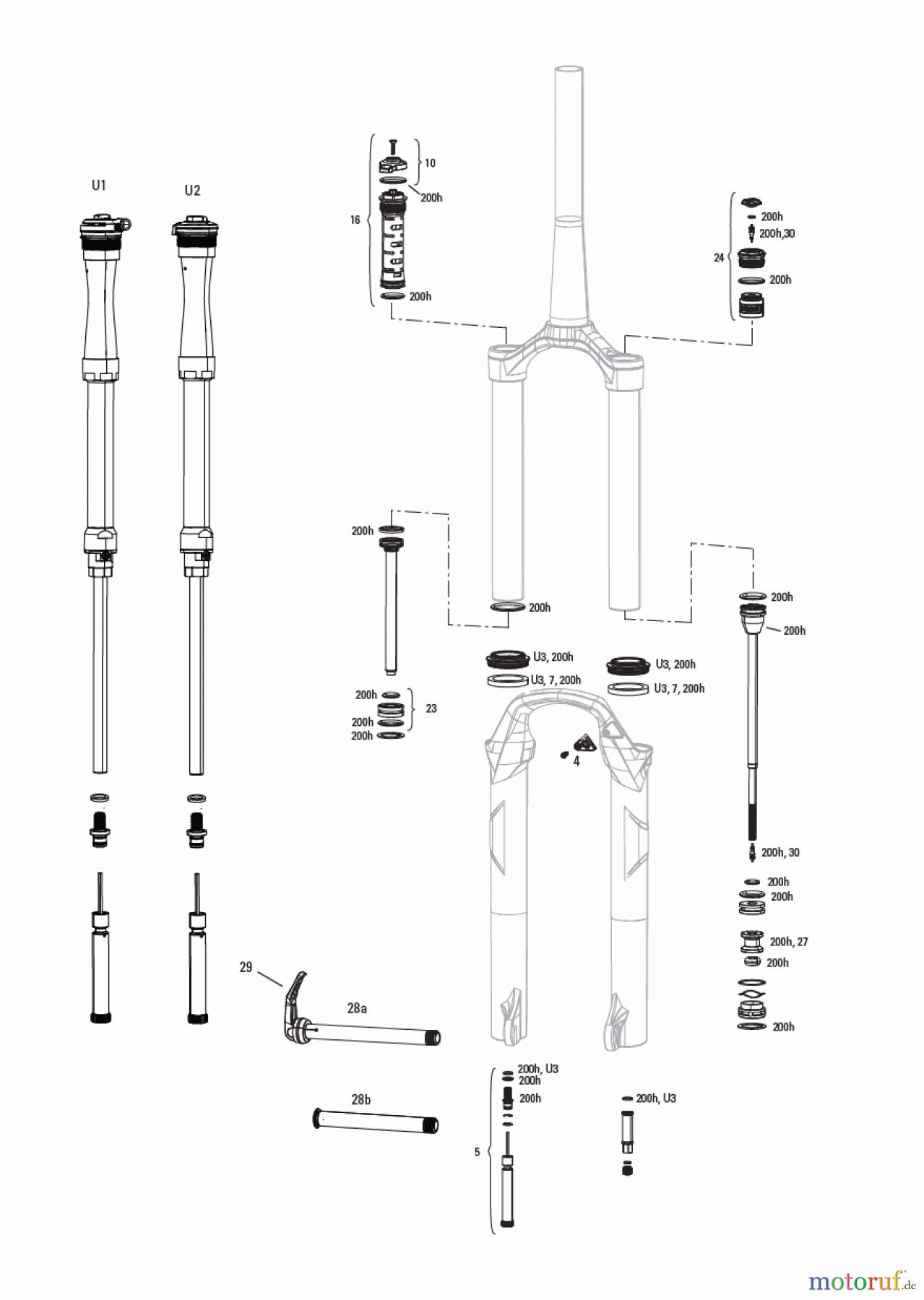 Sram RockShox REBA-12 Dual Air – A1(2011-2012)