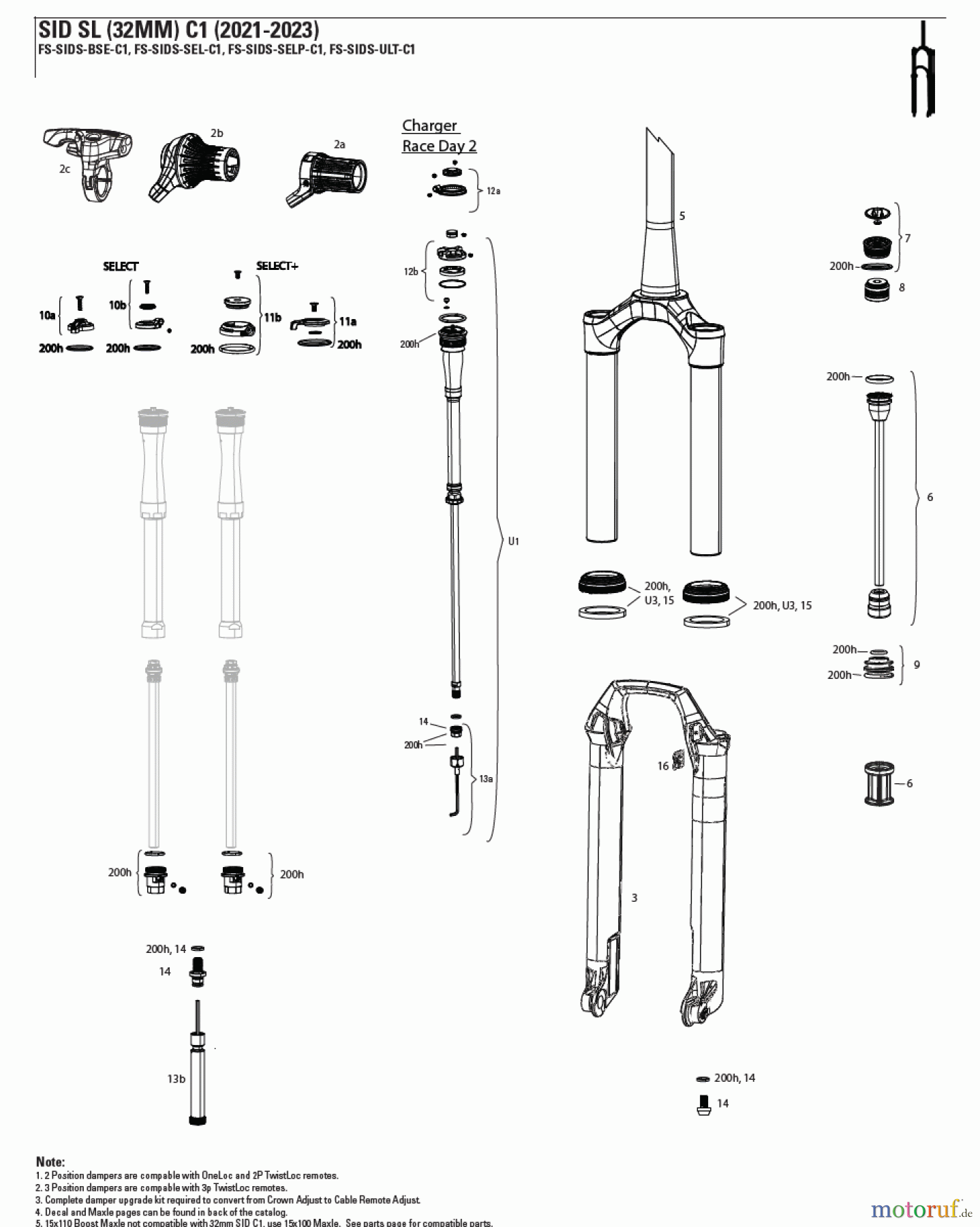 Sram RockShox SID SL (32MM) C1 (2021-2023)