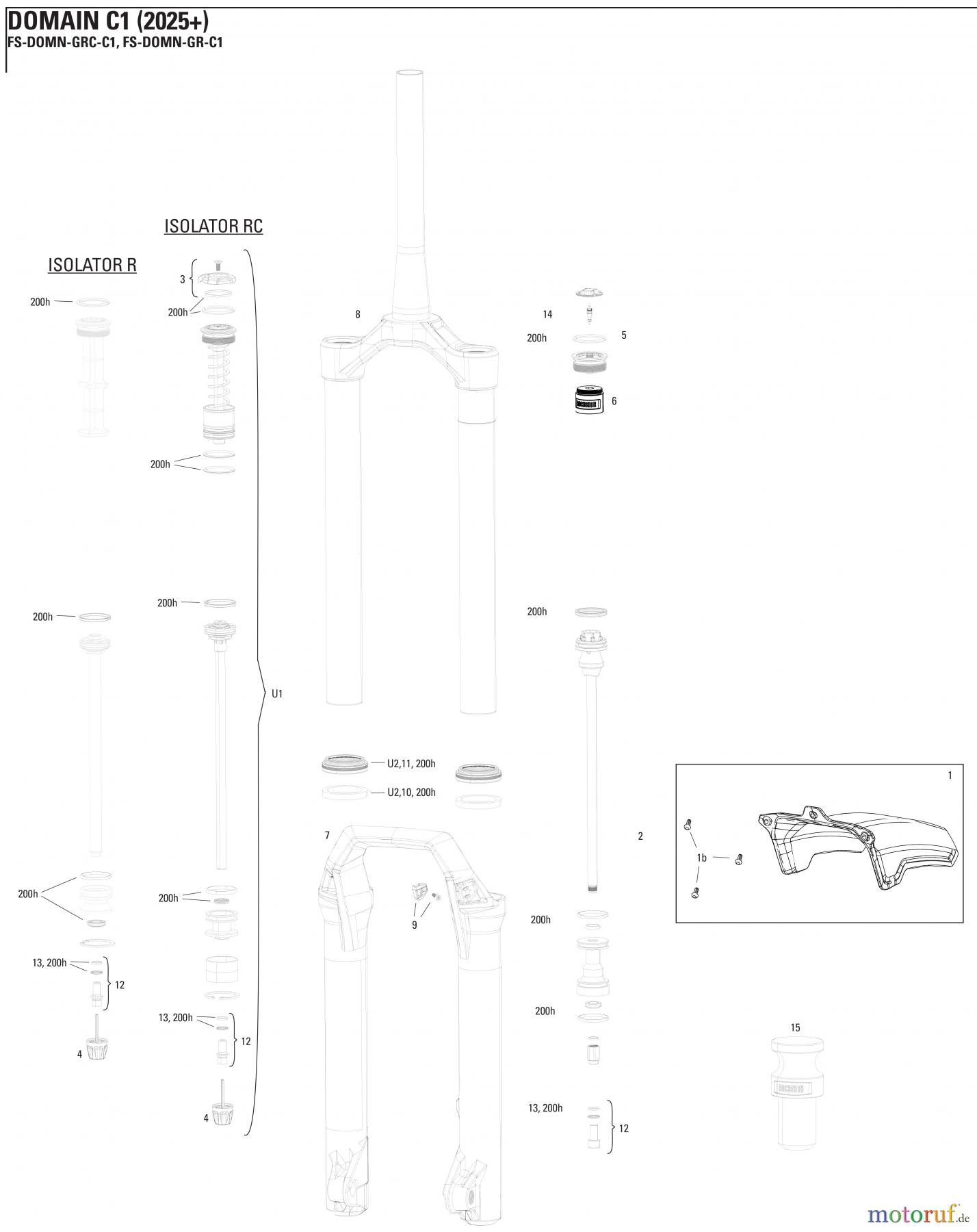 Sram RockShox DOMAIN C1 (2025+)