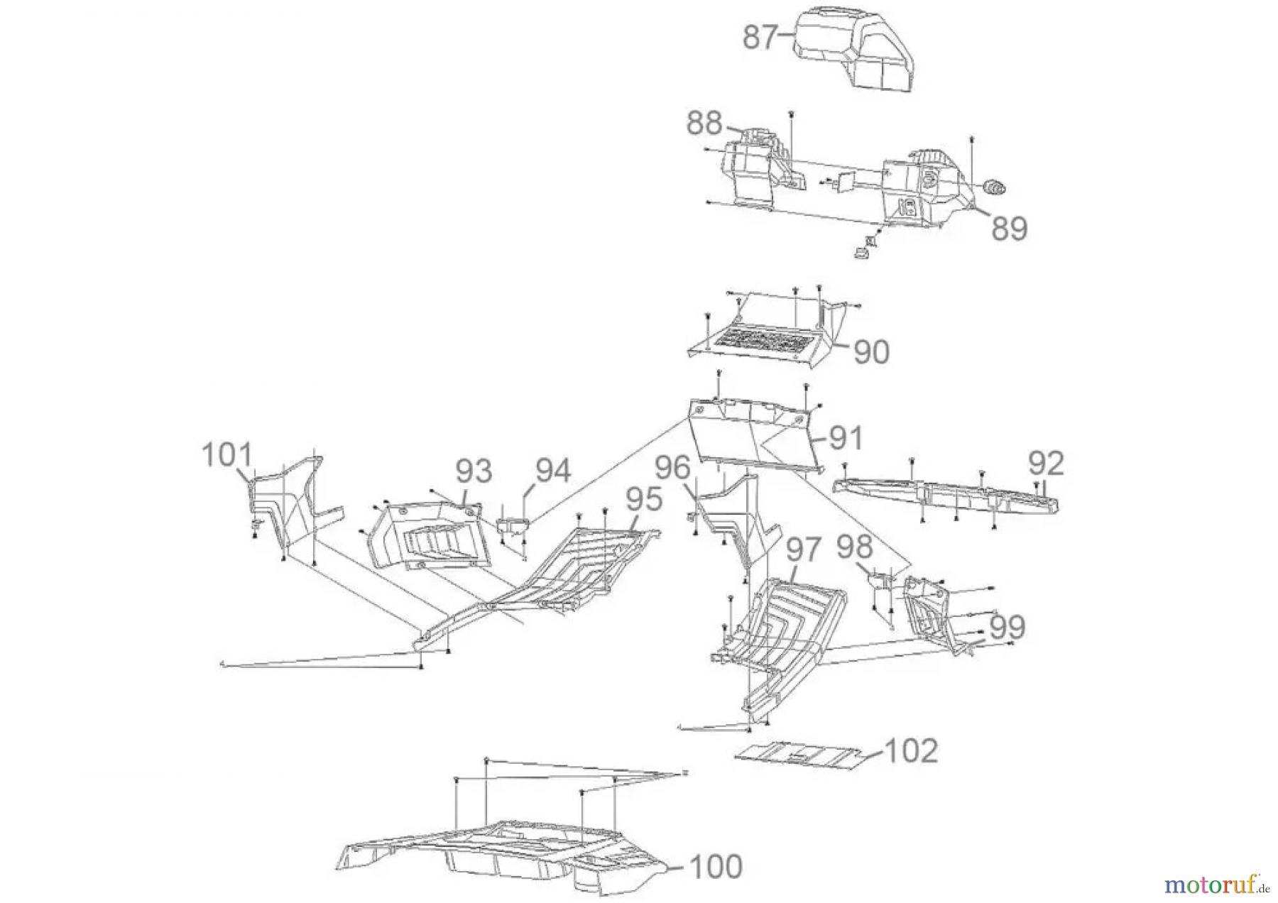Güde Gartentechnik Rasenmäher Benzin-Rasenmäher Schnittbreite ab 50 cm Aufsitzrasenmäher GAR 651 Art.-Nr.: 95480 FSL95480-01 Seite 4