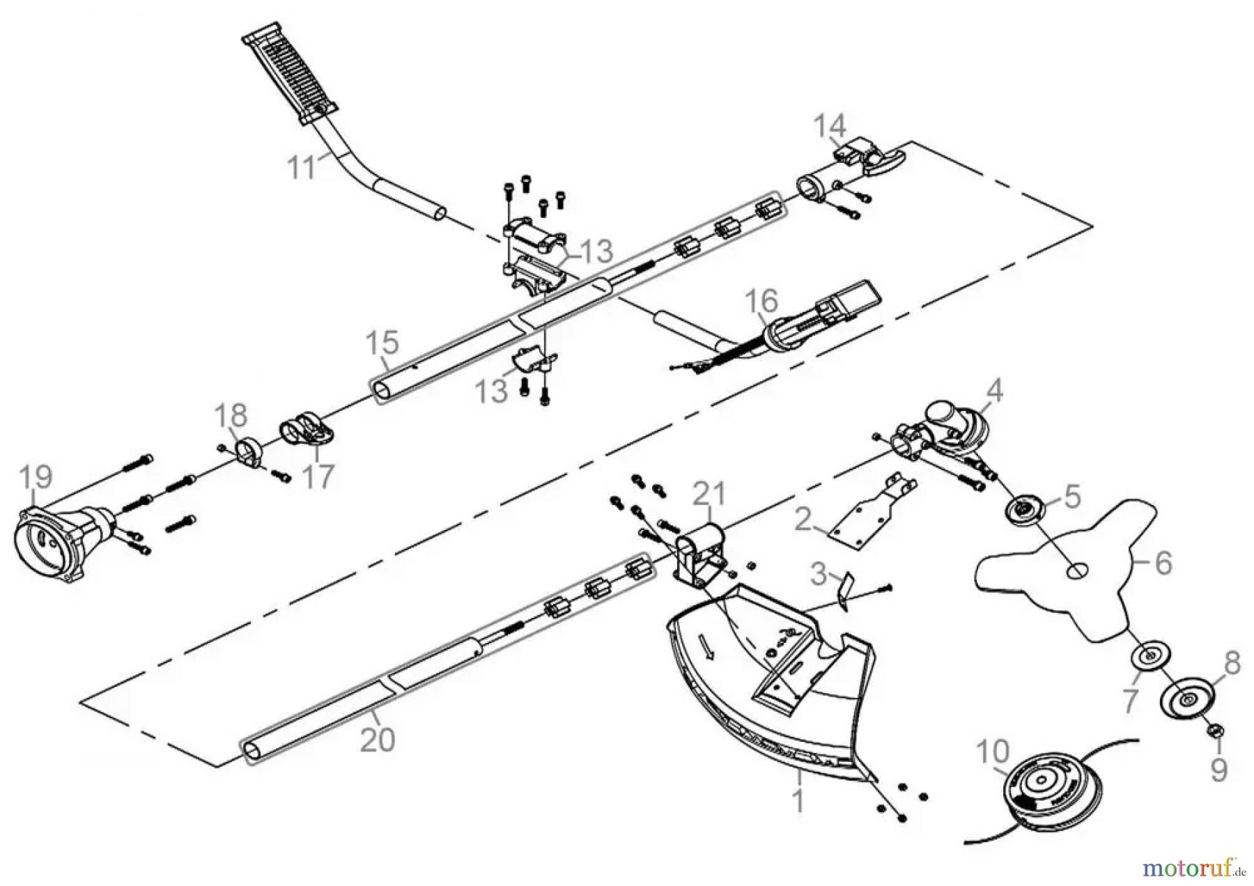 Güde Gartentechnik Freischneider Benzin-Freischneider Freischneider GFS 52.3 Art.-Nr.: 95210 FSL95210-01 Seite 1