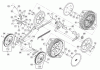 AS-Motor (neu) Mulch-Rasenmäher AS 510 4T A und AS 510 A ProClip ab FNr. 022711030001 Ersatzteile Schnitthöhenverstellung