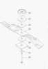 AS-Motor (neu) Mulch-Rasenmäher AS 510 4T A und AS 510 A ProClip ab FNr. 022711110001 Ersatzteile Messer mit Befestigung