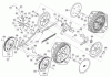 AS-Motor (neu) Mulch-Rasenmäher AS 510 4T A und AS 510 A ProClip ab FNr. 022711110001 Ersatzteile Schnitthöhenverstellung