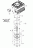 AS-Motor (neu) Mulch-Rasenmäher AS 510 2T A und AS 510 A/2T ProClip ab FNr. 024311110001 Ersatzteile Motor mit Befestigung