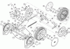 AS-Motor (neu) Mulch-Rasenmäher AS 510 2in1 2T ES A ab FNr. 031318020001 Ersatzteile Schnitthöhenverstellung