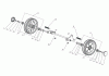 AS-Motor (neu) Mulch-Rasenmäher AS 460 CLIP A ab FNr. 029216070001 Ersatzteile Vorderrad