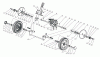 AS-Motor (neu) Mulch-Rasenmäher AS 460 CLIP A ab FNr. 029216070001 Ersatzteile Hinterrad mit Antrieb