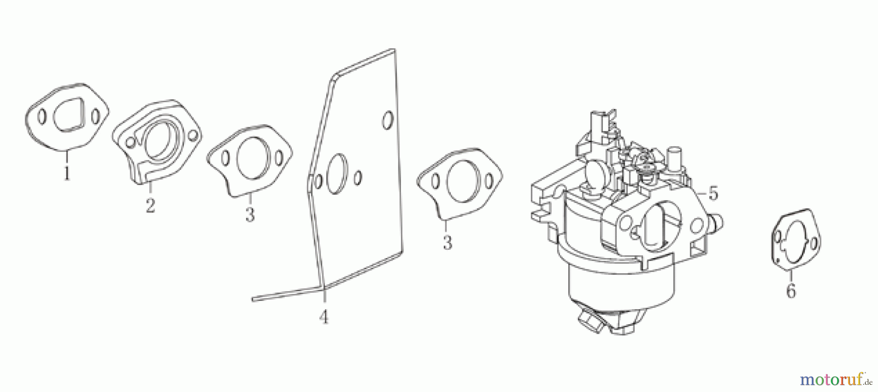 AS-Motor (neu) Rasen Mulch-Rasenmäher AS 460 CLIP A ab FNr. 029216070001 Vergaser
