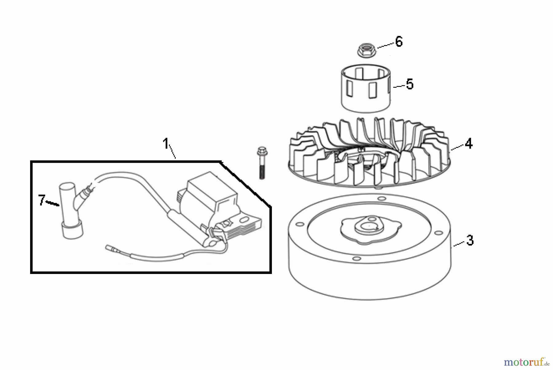  AS-Motor (neu) Rasen Mulch-Rasenmäher AS 460 CLIP A ab FNr. 029216070001 Zündanker