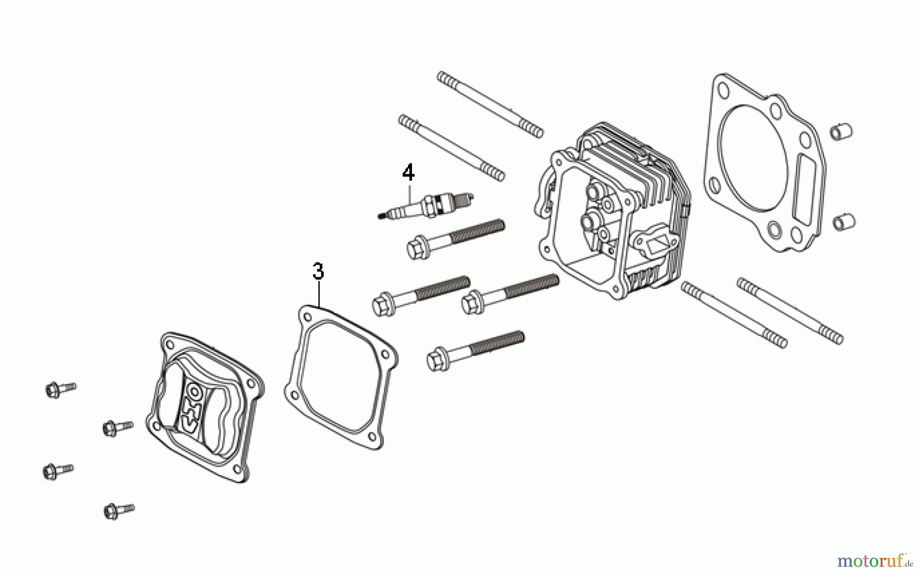  AS-Motor (neu) Rasen Mulch-Rasenmäher AS 460 CLIP A ab FNr. 029216070001 Zündkerze