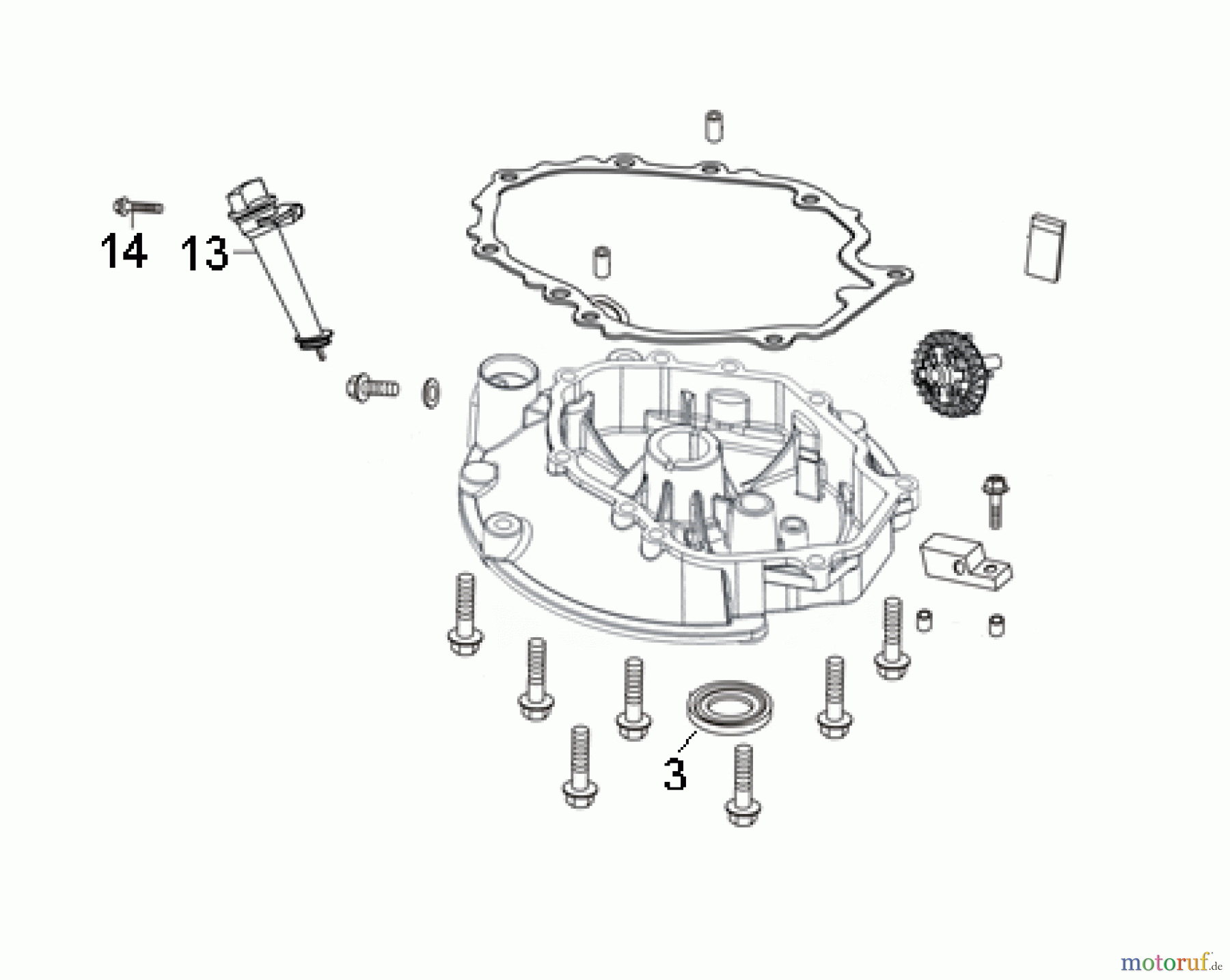  AS-Motor (neu) Rasen Mulch-Rasenmäher AS 460 CLIP A ab FNr. 029216070001 Ölmeßstab