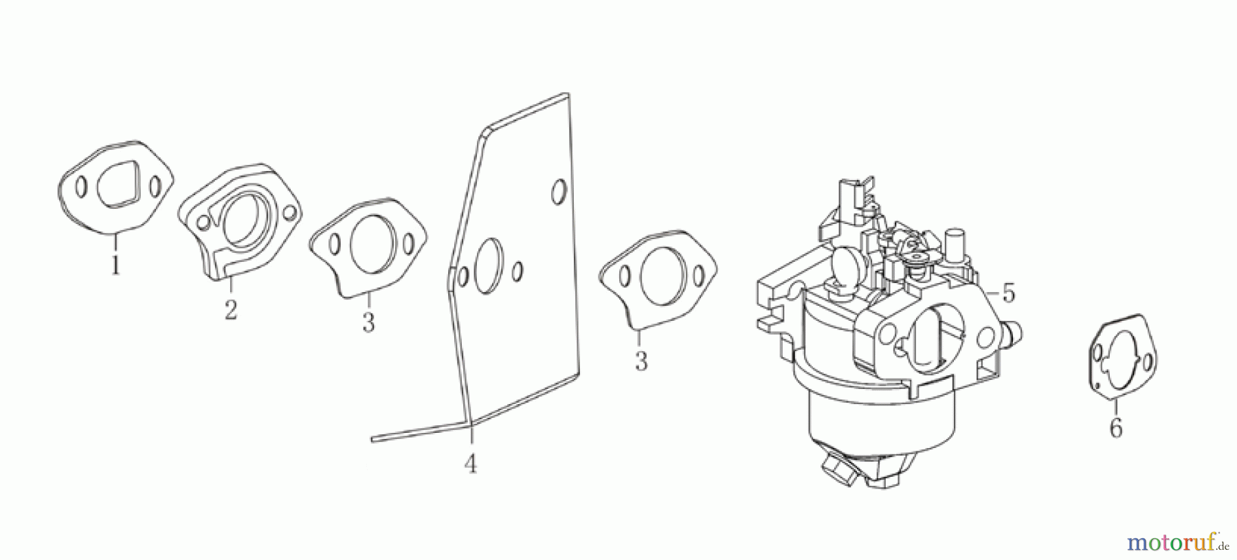 AS-Motor (neu) Rasen Mulch-Rasenmäher AS 530 CLIP A ab FNr. 028416070001 Vergaser