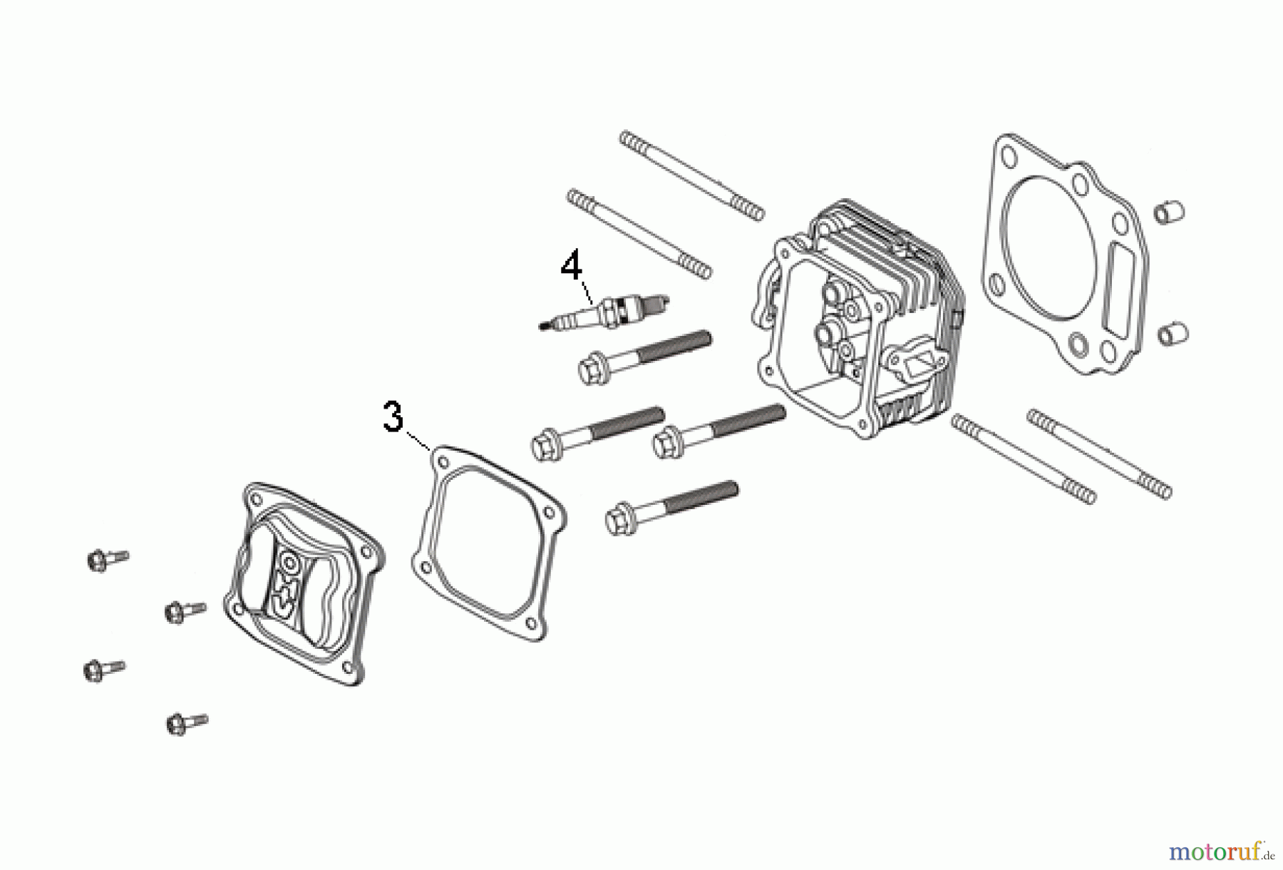 AS-Motor (neu) Rasen Mulch-Rasenmäher AS 530 CLIP A ab FNr. 028416070001 Zündkerze