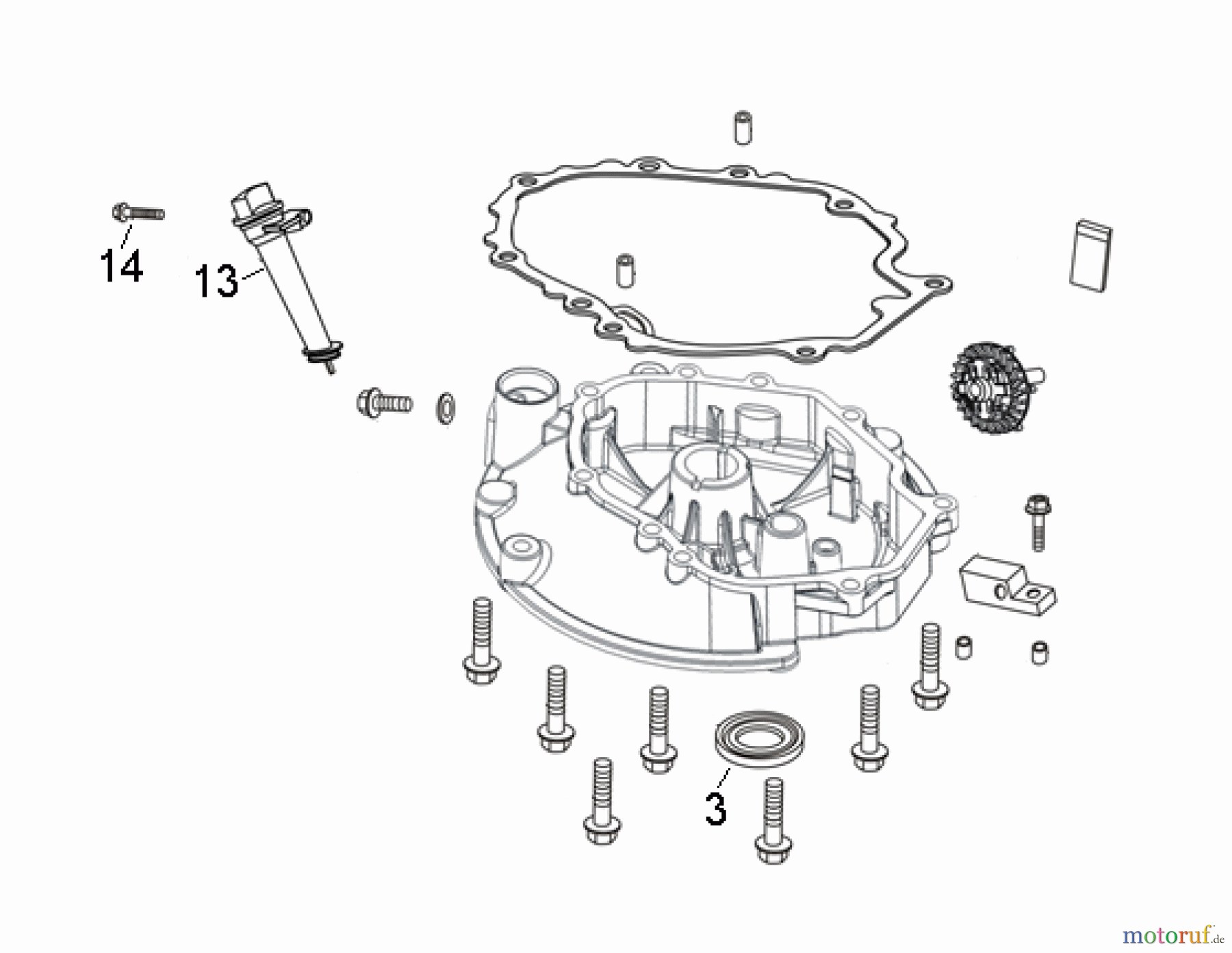  AS-Motor (neu) Rasen Mulch-Rasenmäher AS 530 CLIP A ab FNr. 028416070001 Ölmeßstab