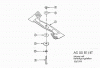 AS-Motor (neu) Profi-Rasenmäher AS 55 Heckauswurf AS 55 B1/4T ab FNr. 0131833001 Ersatzteile Messer