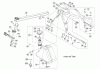 AS-Motor (neu) Profi-Rasenmäher AS 480 Heckauswurf AS 480/2T cat ab FNr. 020308050001 Ersatzteile Holm mit Tank