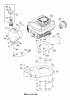AS-Motor (neu) Profi-Rasenmäher AS 531 Heckauswurf AS 531 2T ES MK B ab FNr. 030717060001 Ersatzteile Motor und Tank