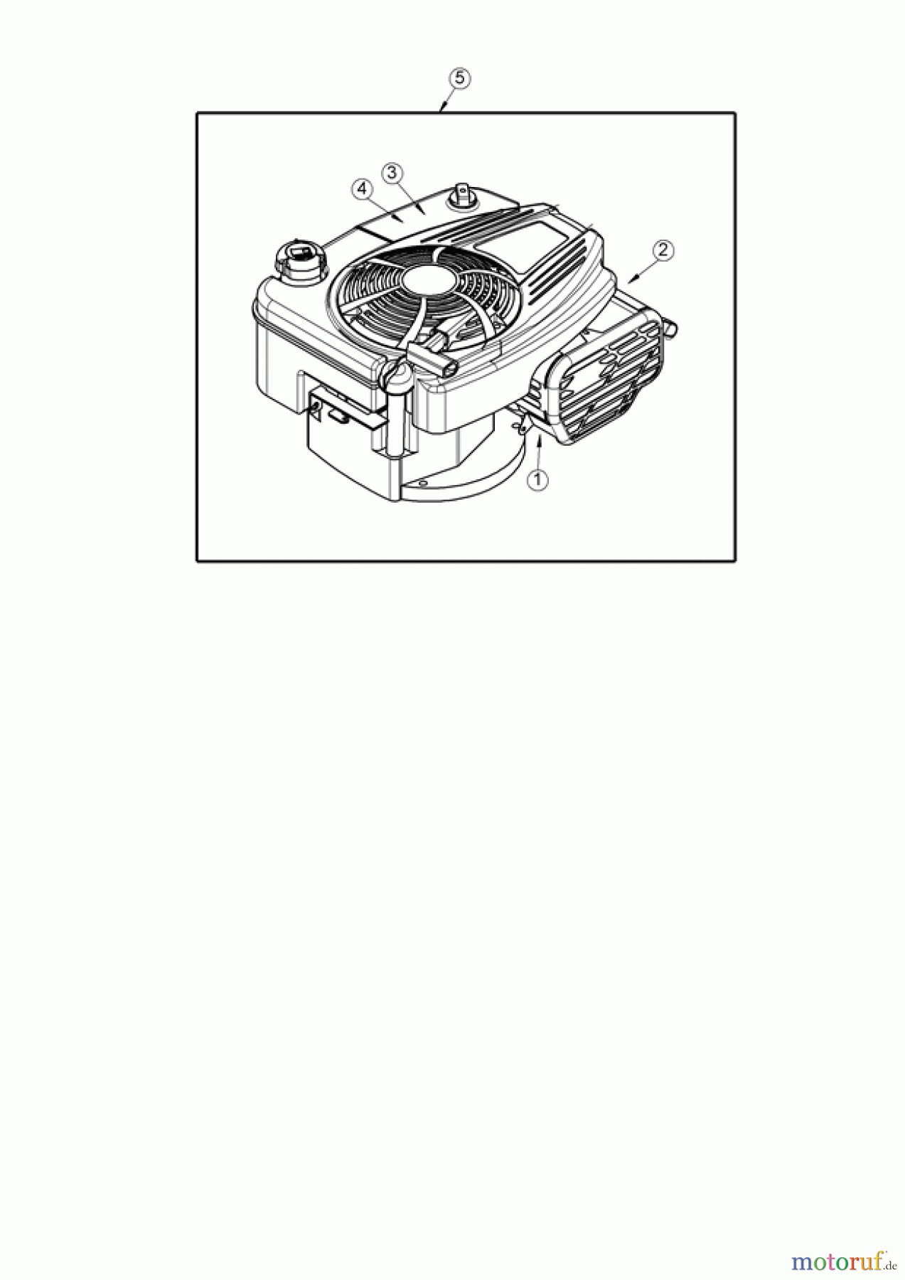 AS-Motor (neu) Rasen Profi-Rasenmäher AS 531 Heckauswurf AS 531 4T MK und AS 531/4T MK VarioPro ab FNr. 024512100001 Motor