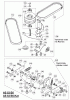 AS-Motor (neu) Profi-Rasenmäher AS 53 Allrad AS 53 2T ES 4WD ab FNr. 030417060001 Ersatzteile Riemen + Kupplungsständer
