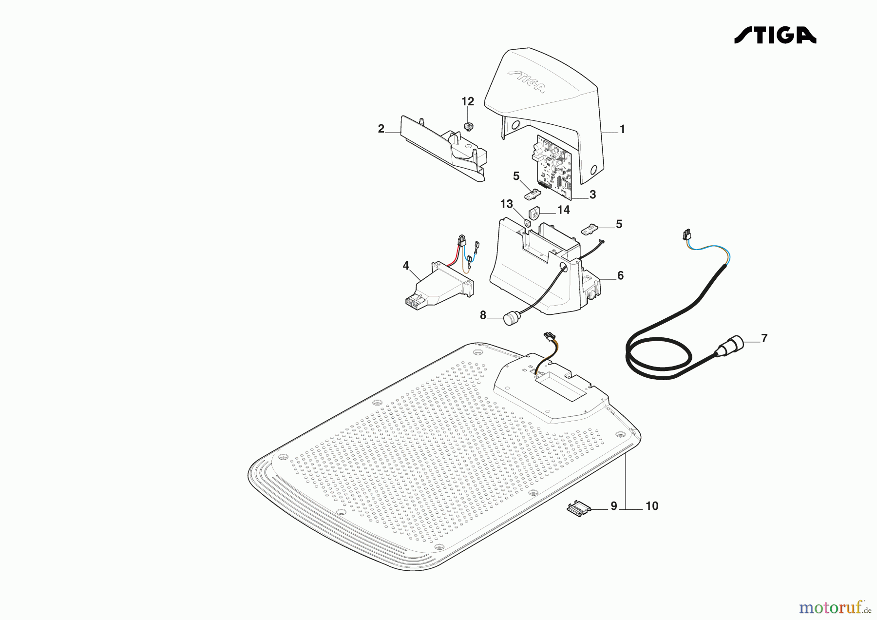  Stiga Mähroboter Baujahr 2025 G 600 (2025) [2R3101018/ST2] Recharging Base 