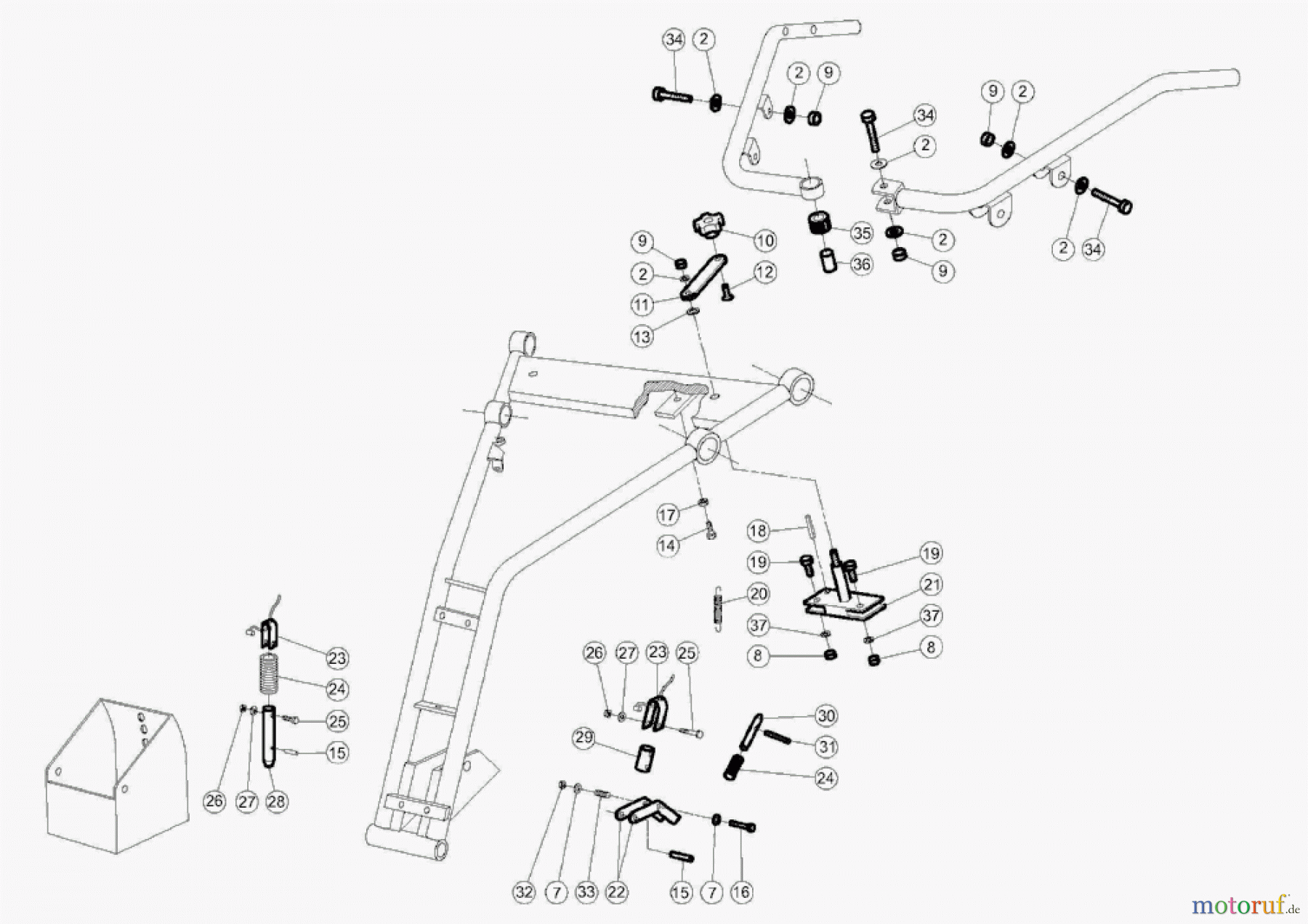 AS-Motor (neu) Hochgras Schlegelmäher AS 570 SM ab FNr. 022109070001 Lenkholm Abb.1