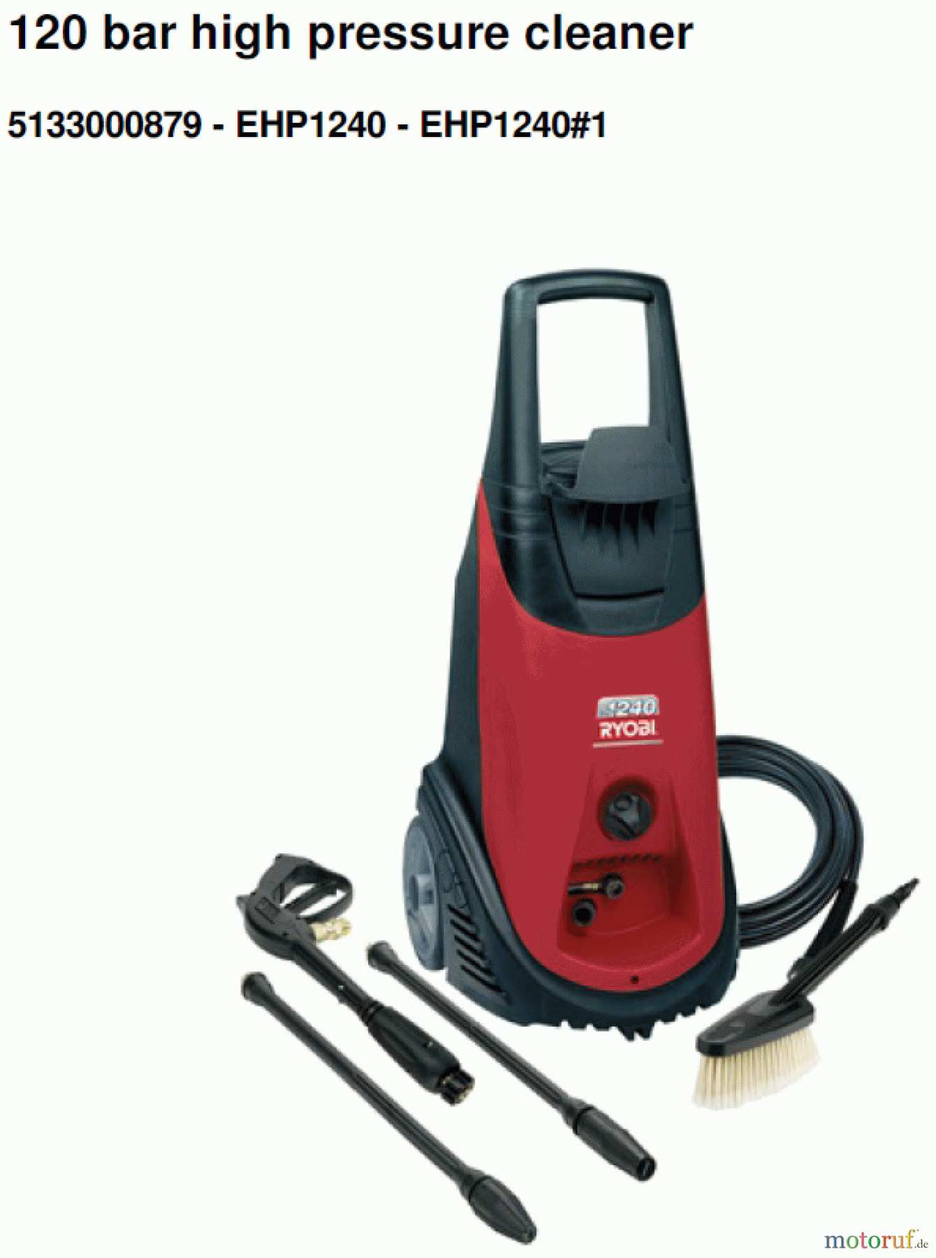 Ryobi Hochdruckreiniger EHP1240