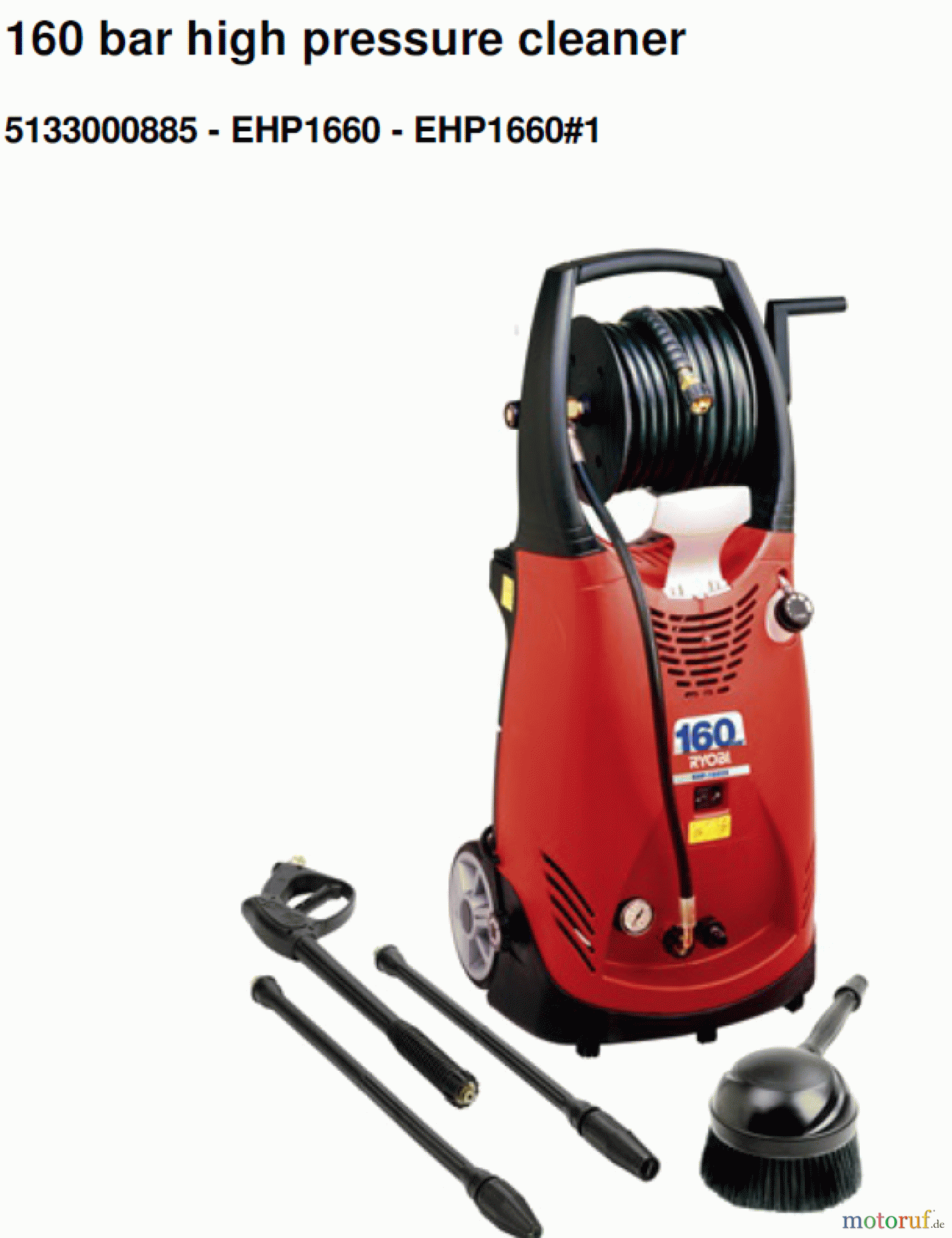 Ryobi Hochdruckreiniger EHP1660