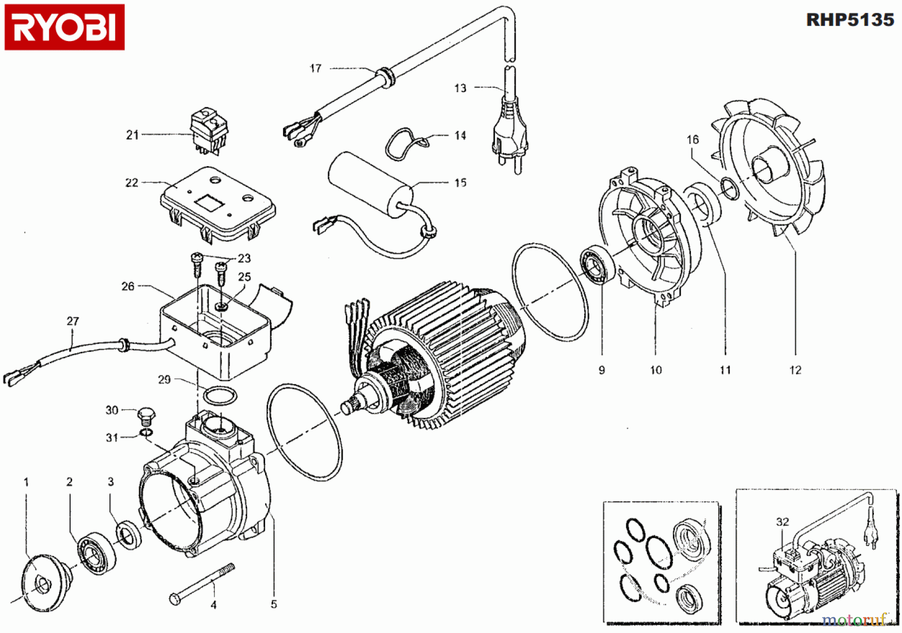 Ryobi Hochdruckreiniger RHP5135 Seite2