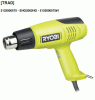 Ryobi Heißluftgebläse Ersatzteile EHG2002HG