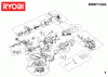 Ryobi Kapp- und Gehrungssägen EMS1122L Ersatzteile Seite 1