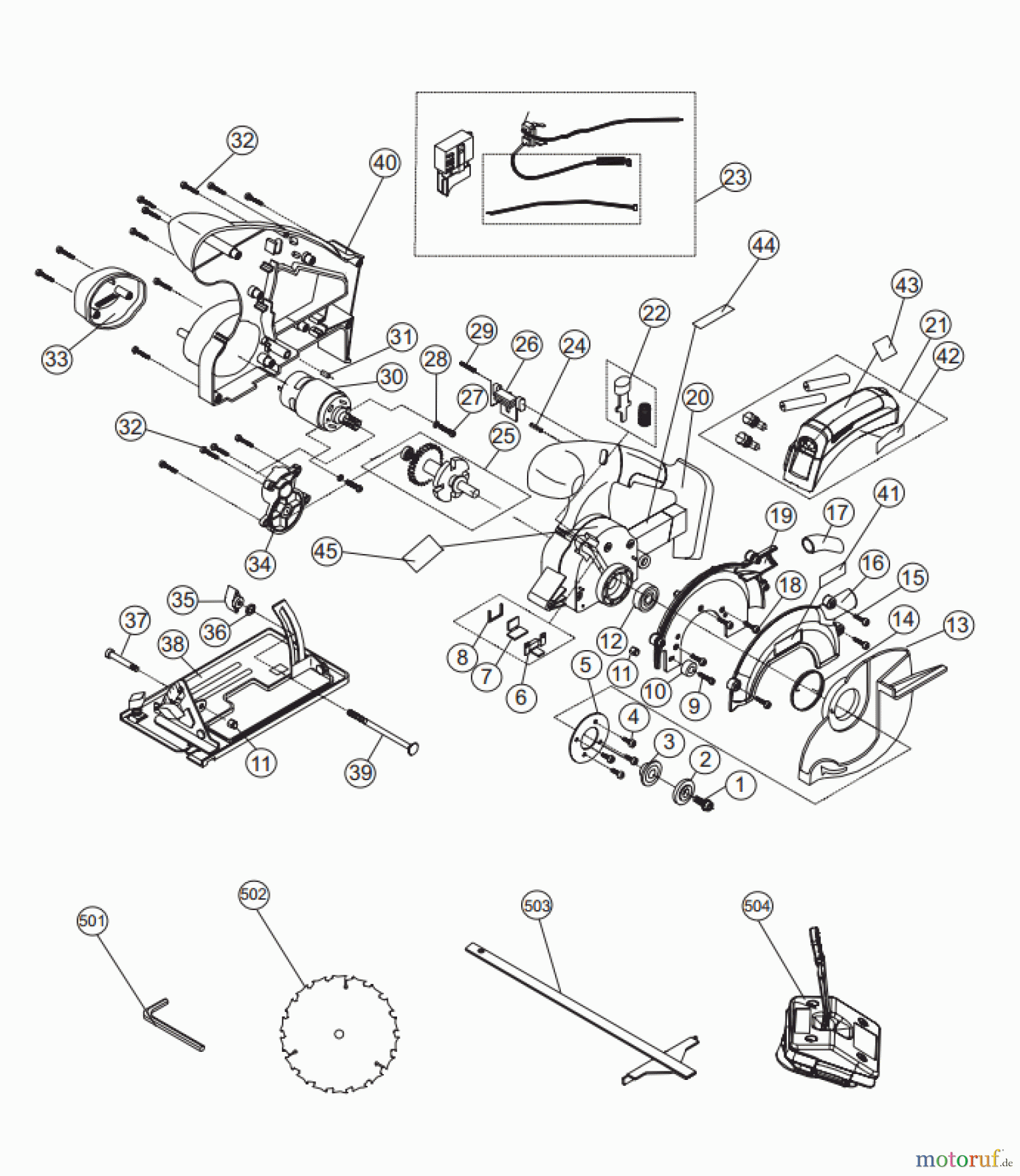  Ryobi Sägen Kreissägen CCS1801LM Seite1