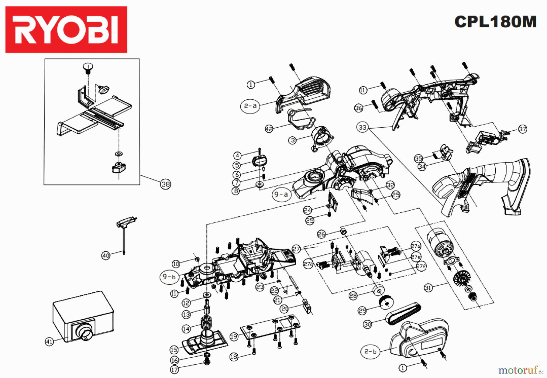 Ryobi Hobel CPL180M Seite 1