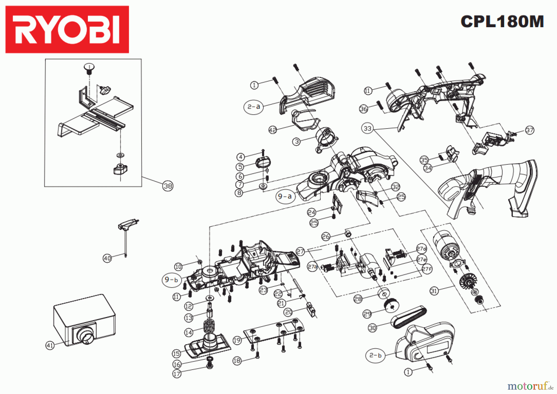 Ryobi Hobel CPL180M Seite 1