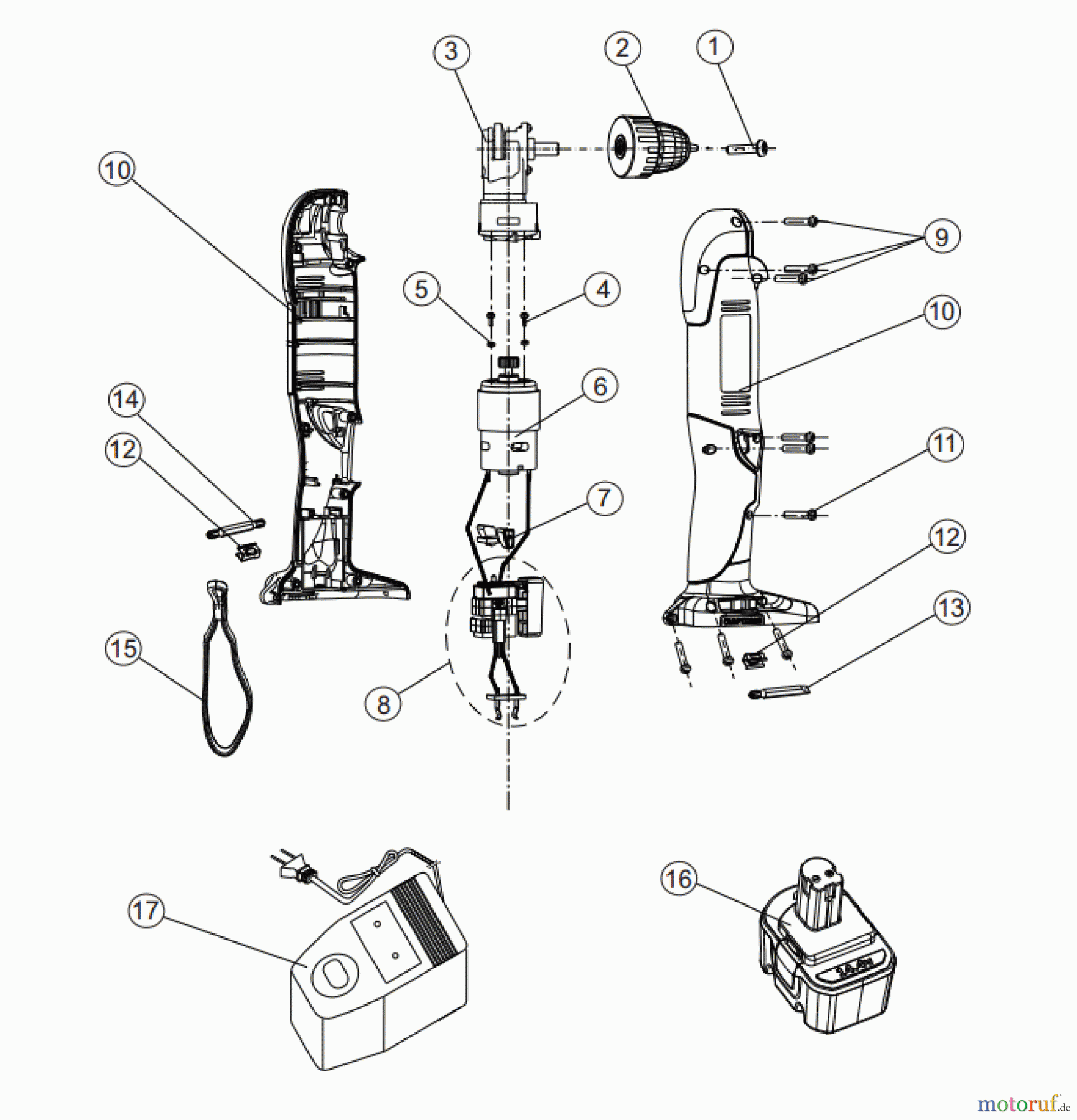 Ryobi (Schlag-)Bohrschrauber Schlagschrauber CAP144