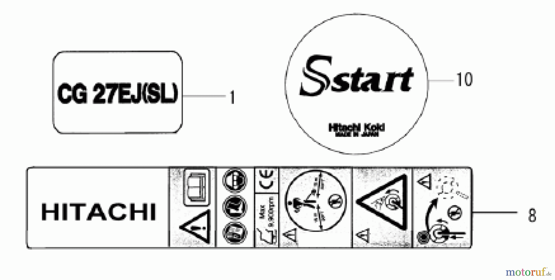 Hitachi Motorsensen ET-Liste CG27EJ-SL Seite 11