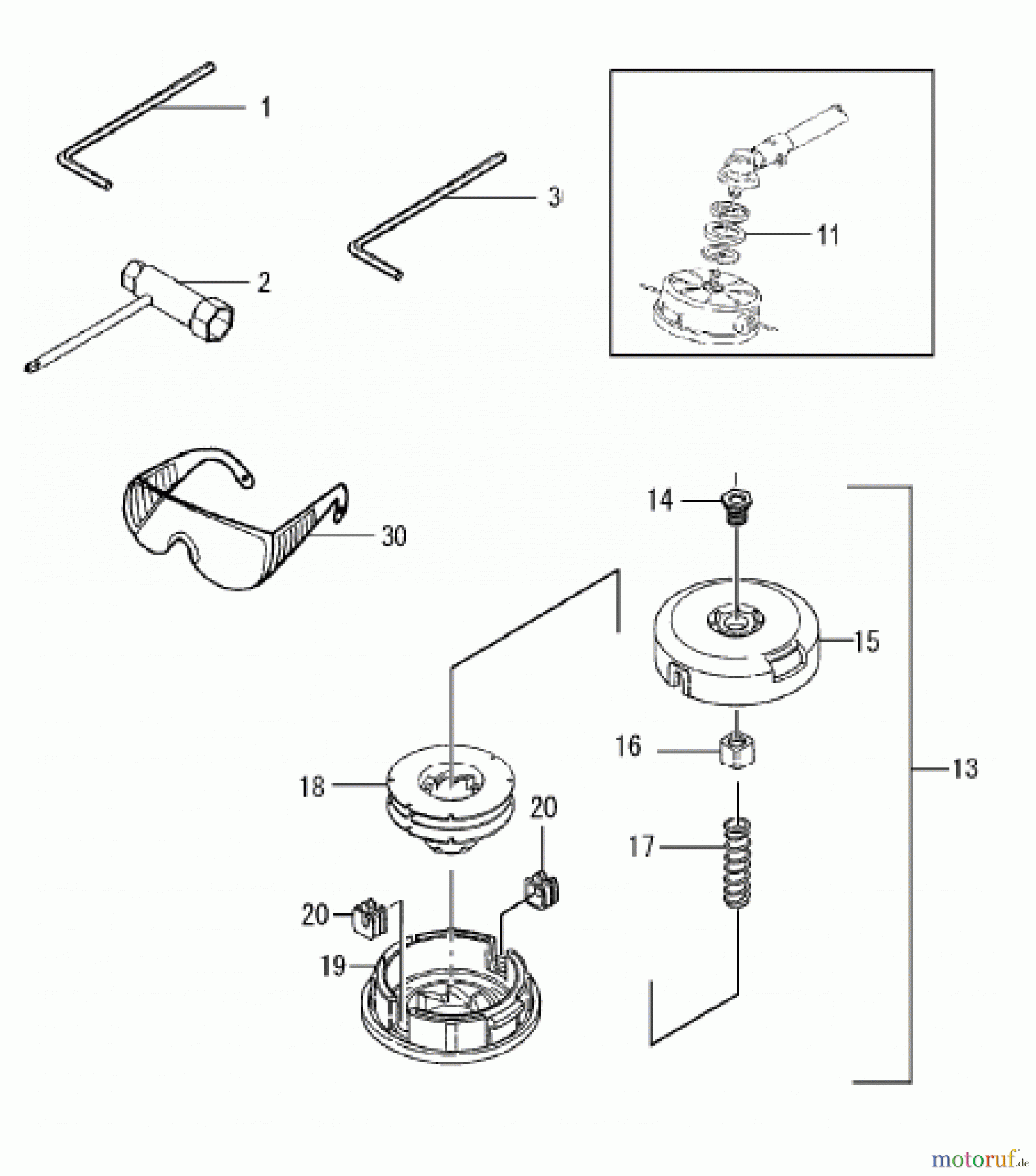 Hitachi Motorsensen ET-Liste CG28EJ-EJSL Seite 11