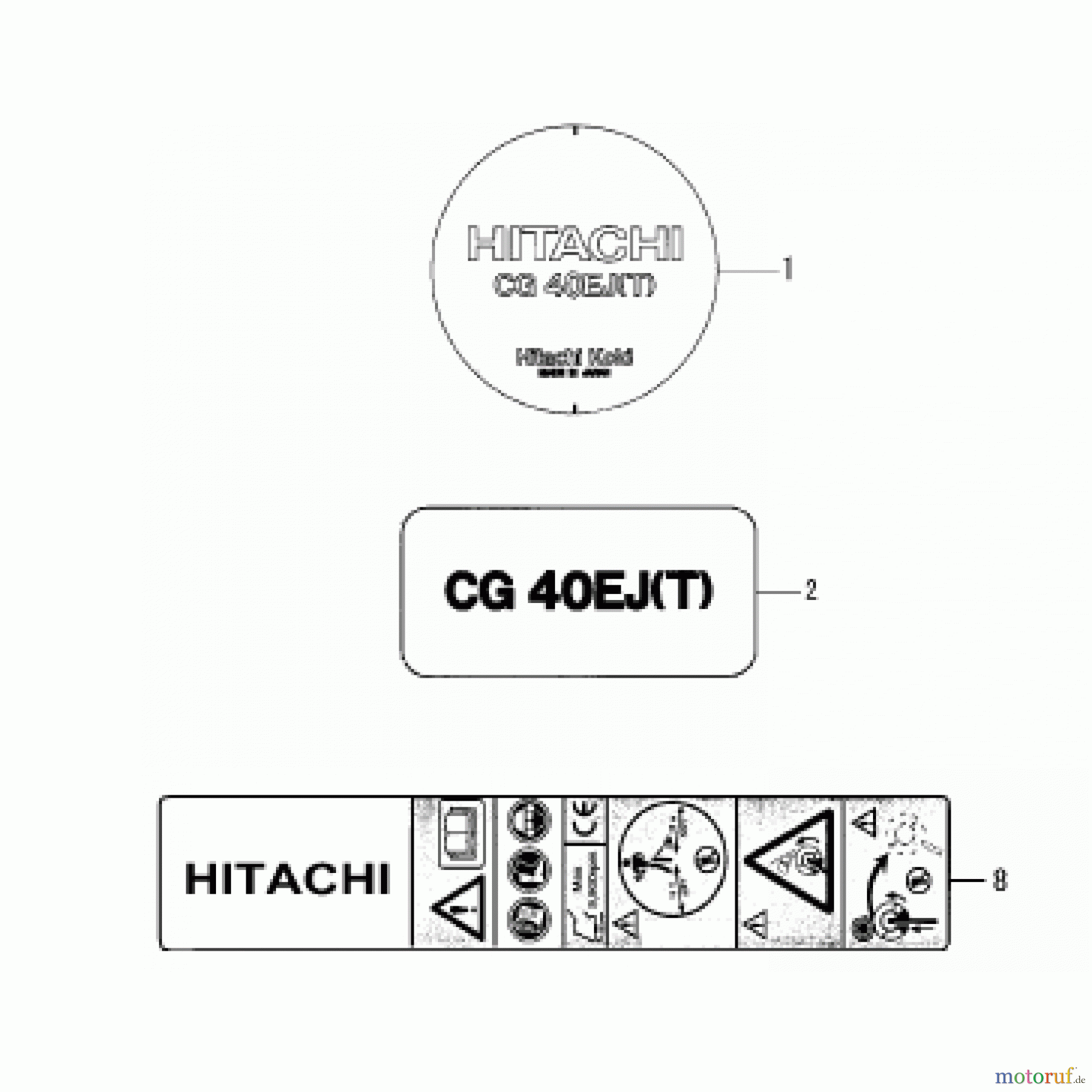 Hitachi Motorsensen ET-Liste CG40EJ-T Seite 11