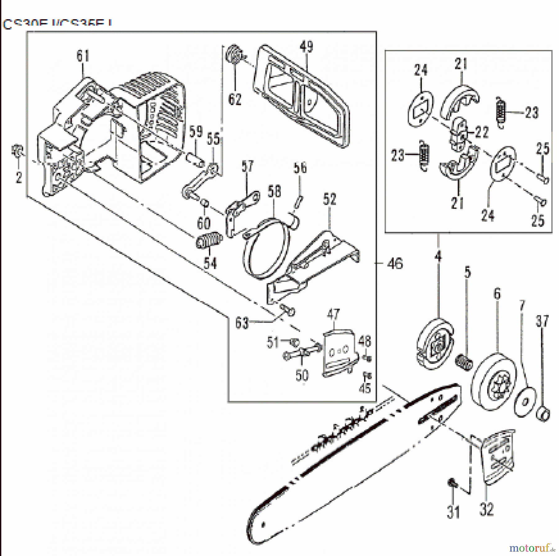  Hitachi Motorsägen ET-Liste CS30EJ/CS35EJ Seite 10